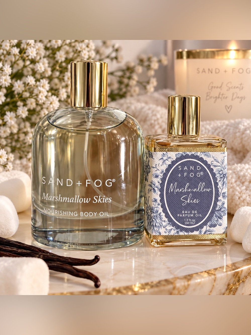 Sand + fog Marshmallow Skies Nourishing Body Oil